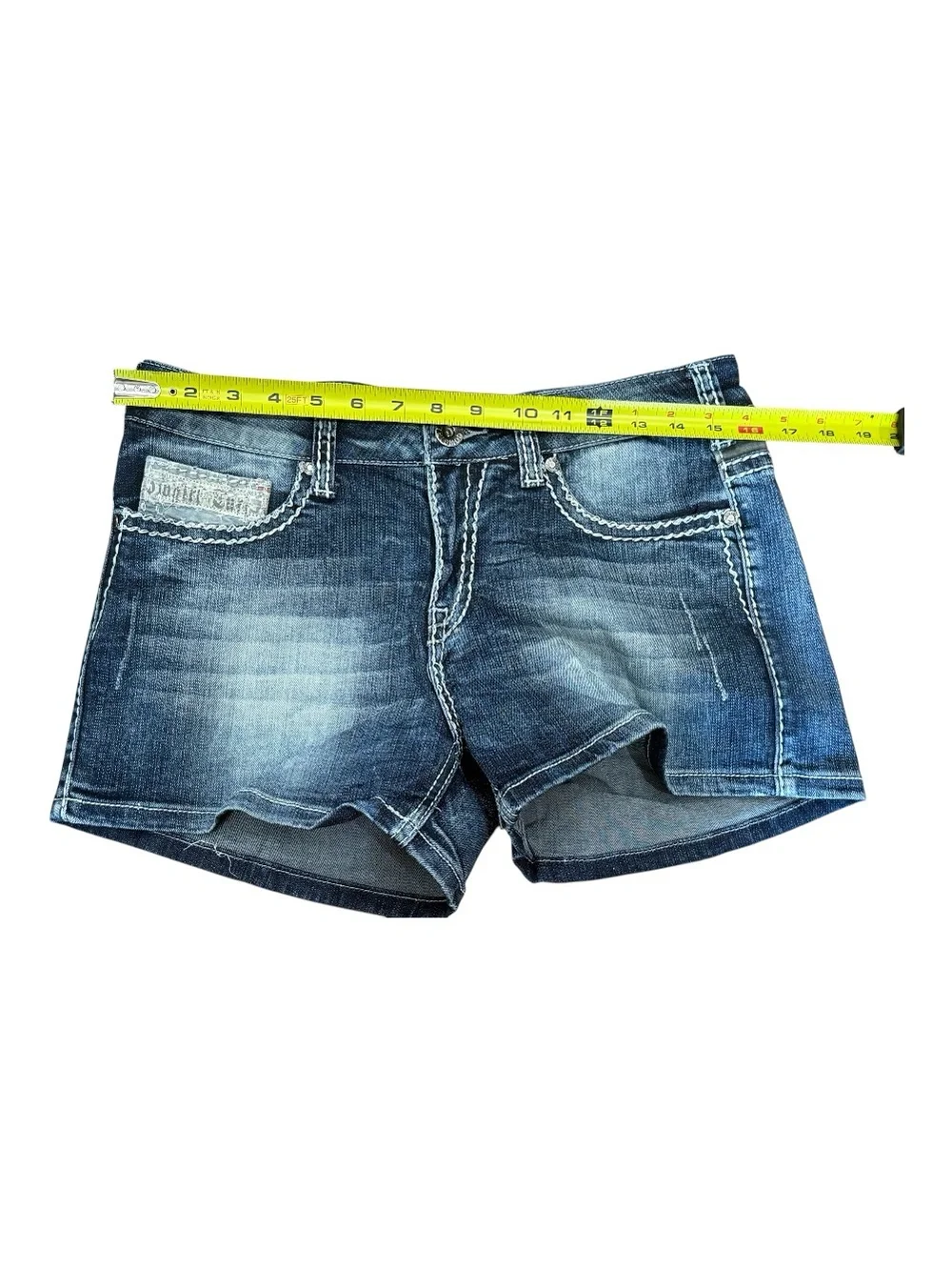 Denim Women's Blue Distressed Denim Shorts